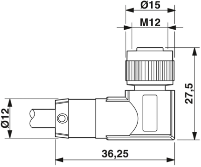 1405984 Phoenix Contact Sensor-Aktor Kabel Bild 2