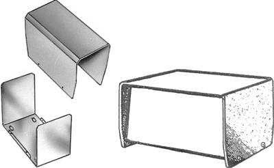 BC/2.18 SCHW./SILBER Teko Kleingehäuse und Modulgehäuse Bild 1