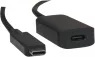 USB 3.2 Verlängerungsleitung, USB Stecker Typ C auf USB Buchse Typ C, 5 m, schwarz