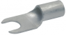 Unisolierter Gabelkabelschuh, 0,5-1,0 mm², 3.7 mm, M3,5, metall