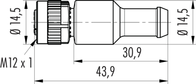 77 9840 0000 00005 binder Sensor-Aktor Rundsteckverbinder Bild 2