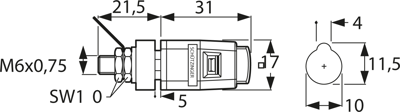 SDK 503 / GE SCHÜTZINGER Polklemmen Bild 2