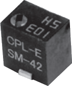 SM-42W 1M0 Nidec Copal Trimmpotentiometer