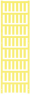 Polyamid Kabelmarkierer, beschriftbar, (B x H) 21 x 5.7 mm, max. Bündel-Ø 6 mm, gelb, 1919060000