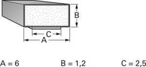 DRE6X1,2NI-N2,5V0-1,0M MTC Gehäusezubehör