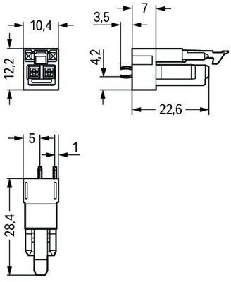 890-842 WAGO Gerätesteckverbinder Bild 2