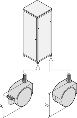 20117-757 SCHROFF Gehäusezubehör