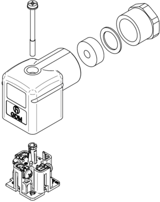 934888102 Hirschmann Automation and Control DIN Valve Connectors Image 2