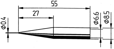 0842UD/SB Ersa Lötspitzen, Entlötspitzen und Heißluftdüsen Bild 2