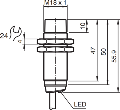 NXN12-18GM50-E2 PEPPERL+FUCHS Näherungsschalter, Reedschalter Bild 2