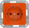 SCHUKO-Steckdose, orange, 16 A/250 V, Deutschland, IP20, 5UB1521