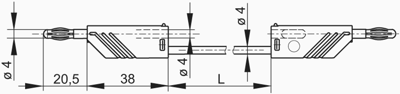 MLN SIL 100/1 BL Hirschmann Test & Measurement Messleitungen Bild 2