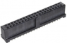 Federleiste, 40-polig, RM 2.54 mm, gerade, schwarz, 09195406824