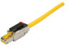 Stecker, RJ45, 8-polig, 8P8C, Cat 6A, Schneidklemmanschluss, Kabelmontage, 20821010012