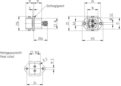 932048106 Hirschmann Automation and Control Gerätesteckverbinder Bild 2