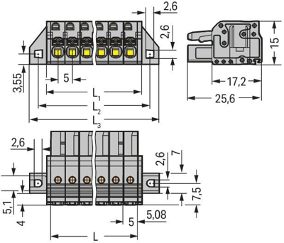 2231-102/031-000 WAGO PCB Connection Systems Image 2