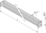 Varistar C-Schiene für Schrankbreite 600B