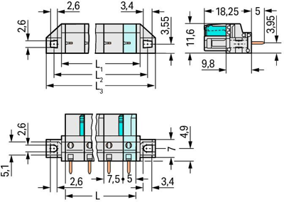 722-733/031-000 WAGO Steckverbindersysteme Bild 2