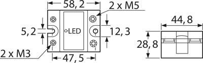 RM1A48D50 Carlo Gavazzi Halbleiterrelais Bild 2