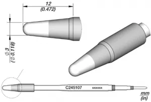 C245107 JBC Lötspitzen, Entlötspitzen und Heißluftdüsen