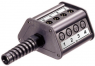 XLR-Verteilerbox, 0,14-0,22 mm², AWG 26-24, Aluminium, NSB1A-8/4