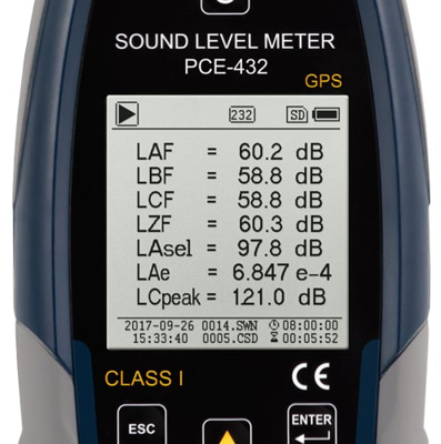 PCE-432-SC 09 PCE Instruments Luxmeter, Schallpegelmesser, Magnetfeldtester Bild 2