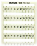 Markierungskarte für Anschlussklemme, 209-650