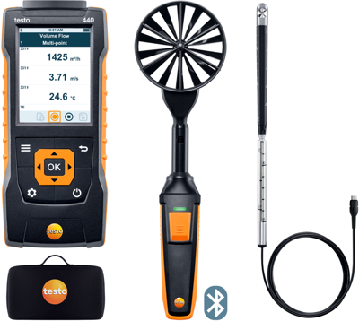 0563 4407 Testo Anemometer, Gas- und Druckmessgeräte Bild 1