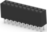 Buchsenleiste, 20-polig, RM 2.54 mm, gerade, schwarz, 1-534206-0
