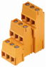 Leiterplattenklemme, 15-polig, RM 5.08 mm, 0,2-2,5 mm², 15 A, Schraubanschluss, orange, 1769650000