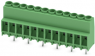Leiterplattenklemme, 12-polig, RM 6.35 mm, 0,2-6,0 mm², 41 A, Schraubanschluss, grün, 1777642