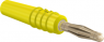2 mm Stecker, Lötanschluss, 0,5 mm², gelb, 22.2618-24