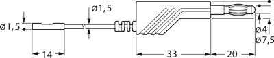 MAL N 4-0,64/100-0,25 SW Hirschmann Test & Measurement Messleitungen Bild 2