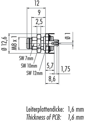 09 3421 81 04 binder Sensor-Aktor Rundsteckverbinder Bild 2