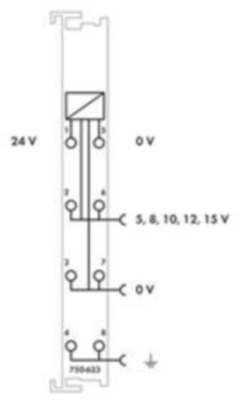 750-623 WAGO Feed and segment modules Image 2