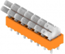 Leiterplattenklemme, 7-polig, RM 5 mm, 0,2-2,5 mm², 15 A, Flachstecker, orange, 9511840000