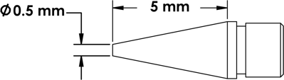 MFTC-6CNB4505 METCAL Lötspitzen, Entlötspitzen und Heißluftdüsen Bild 1