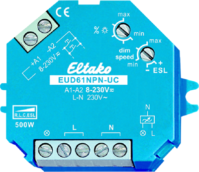 EUD61NPN-UC Eltako Stromstoßschalter und Dimmer