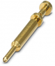 Stiftkontakt, 0,06-1,0 mm², Crimpanschluss, vernickelt/vergoldet, 1244924