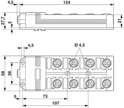 1437232 Phoenix Contact Sensor-Actuator Distribution Boxes Image 2