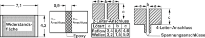 SMT-1R00-1.0 Isabellenhütte SMD Widerstände Bild 2