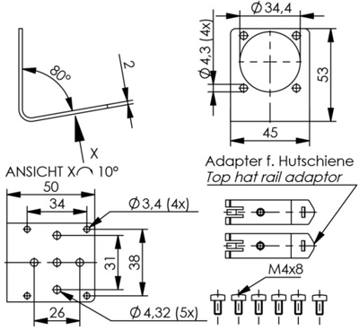 100022656 Telegärtner Zubehör für Hutschienen Bild 2