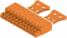 Buchsenleiste, 12-polig, RM 3.81 mm, gerade, orange, 1235880000