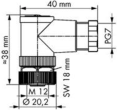 756-9215/040-000 WAGO Sensor-Aktor Rundsteckverbinder Bild 2