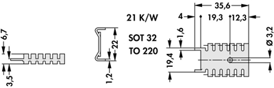 10034970 Fischer Elektronik Kühlkörper Bild 3