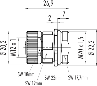 86 0432 0003 00004 binder Sensor-Actuator Connectors Image 2