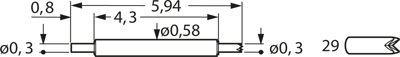 F68029B030G040 Feinmetall Prüfstifte