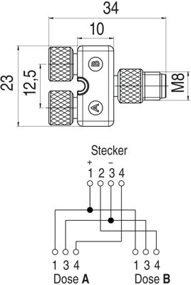 79 5280 00 04 binder Sensor-Aktor Adapter Bild 2