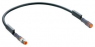 Sensor-Aktor Kabel, M8-Kabelstecker, gerade auf M8-Kabeldose, gerade, 5-polig, 1 m, PVC, schwarz, 3 A, 934894011