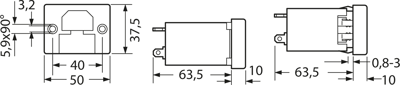 8843.0902 SCHURTER Zubehör für Entstörfilter Bild 3